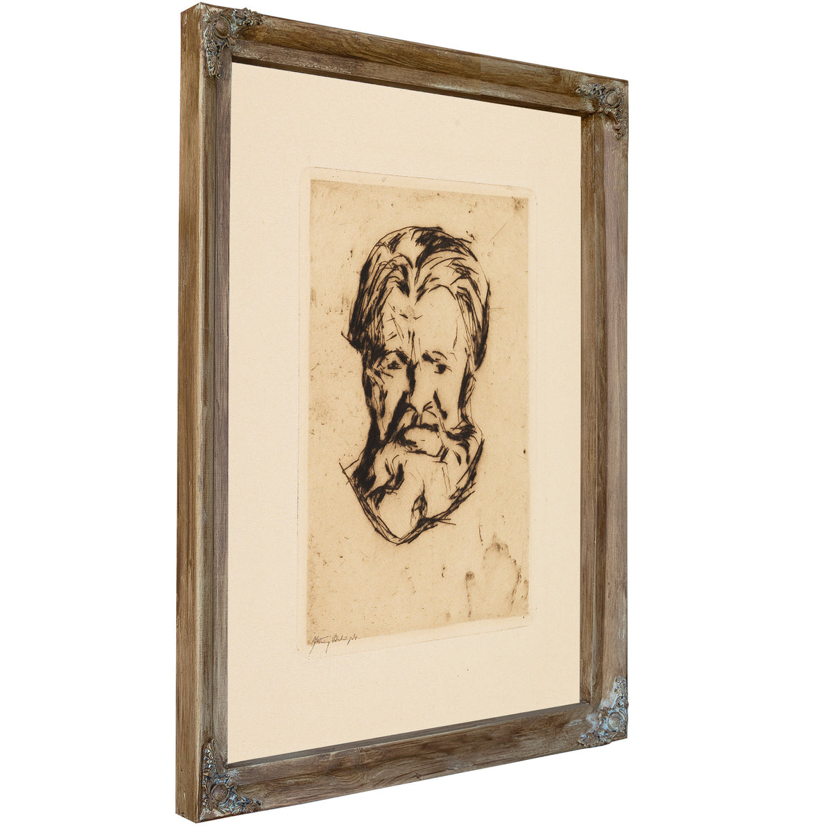Mannerkopf 1906 By Edvard Munch