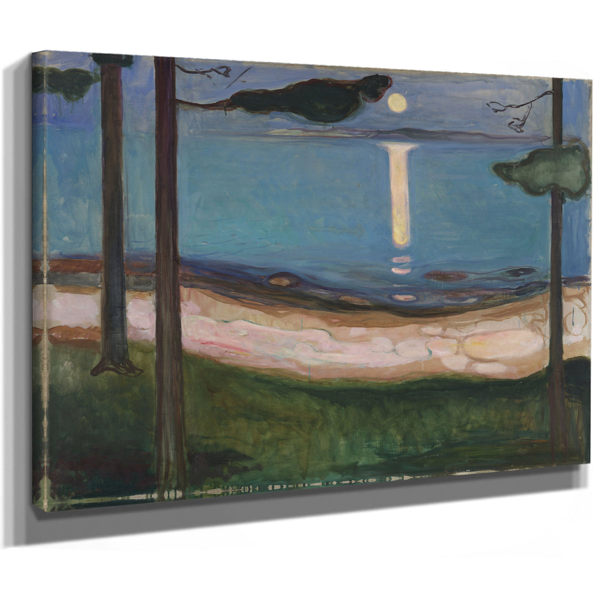 Moonlight 1895 By Edvard Munch