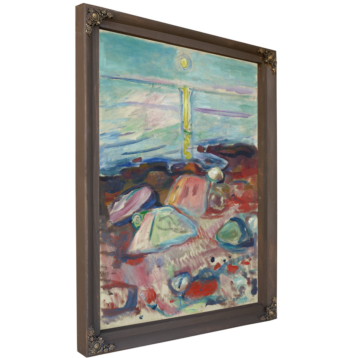 Moonlight the Beach 1904 By Edvard Munch