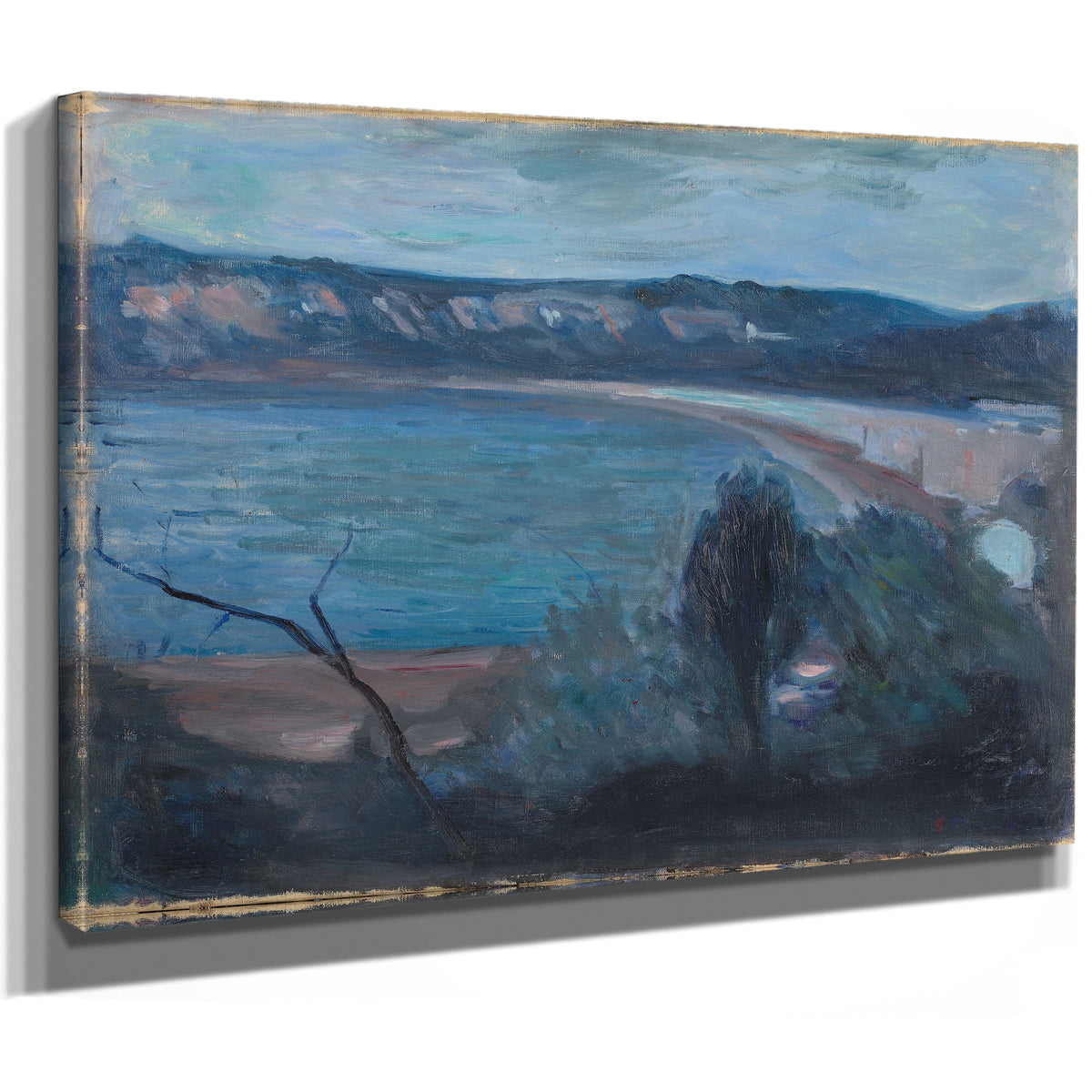 Moonlight the Mediterranean 1891 By Edvard Munch