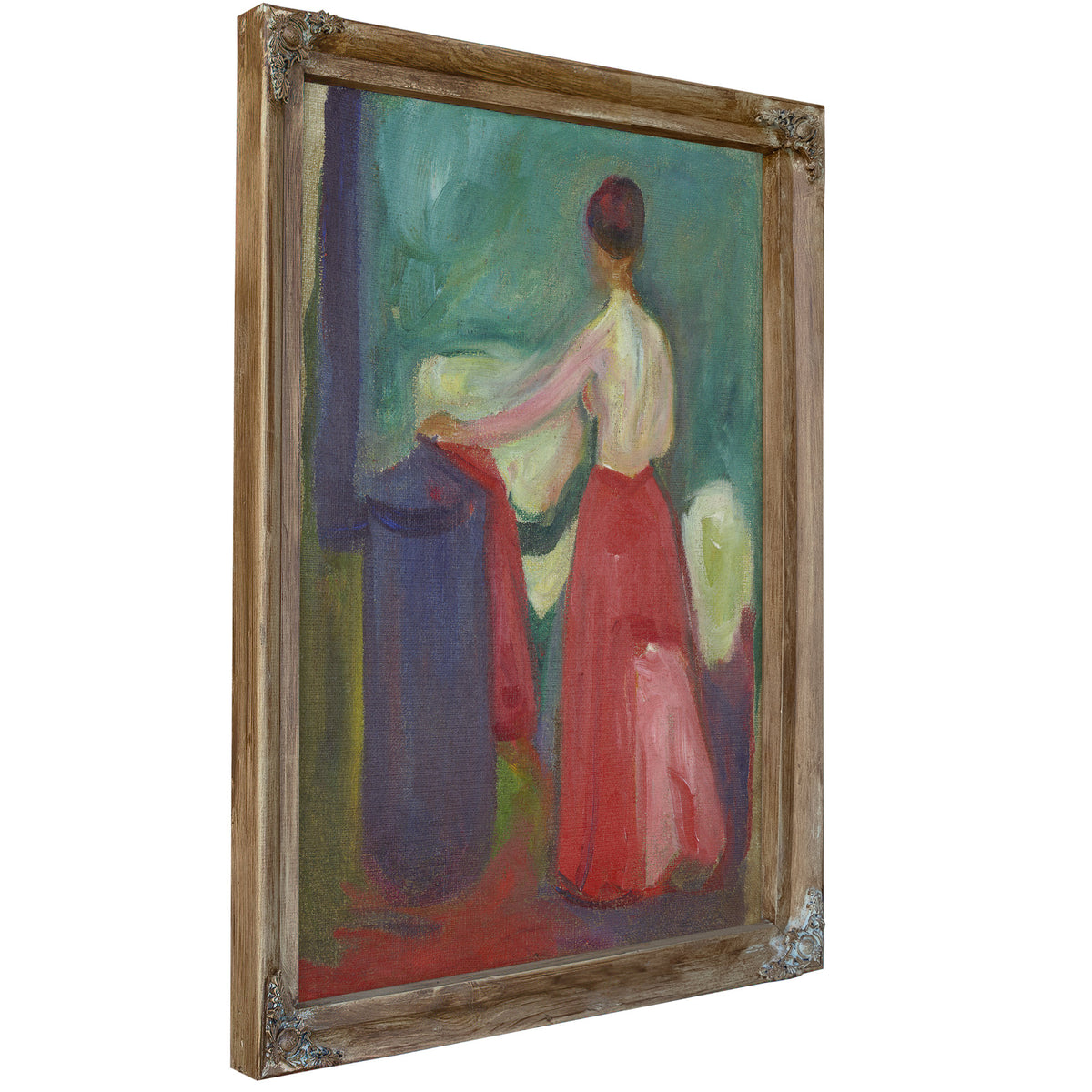 Nude Red Skirt 1902 By Edvard Munch