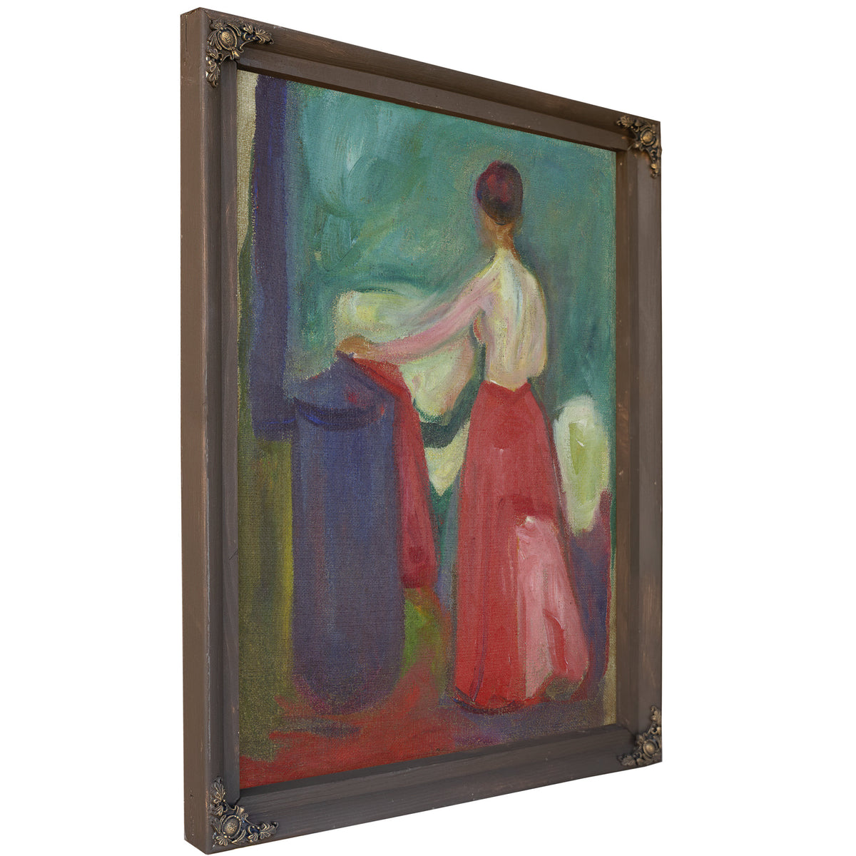 Nude Red Skirt 1902 By Edvard Munch