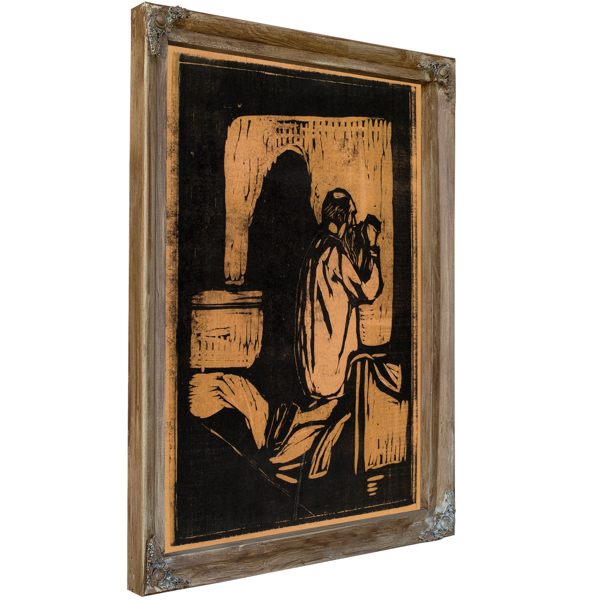 Old Man Praying By Edvard Munch