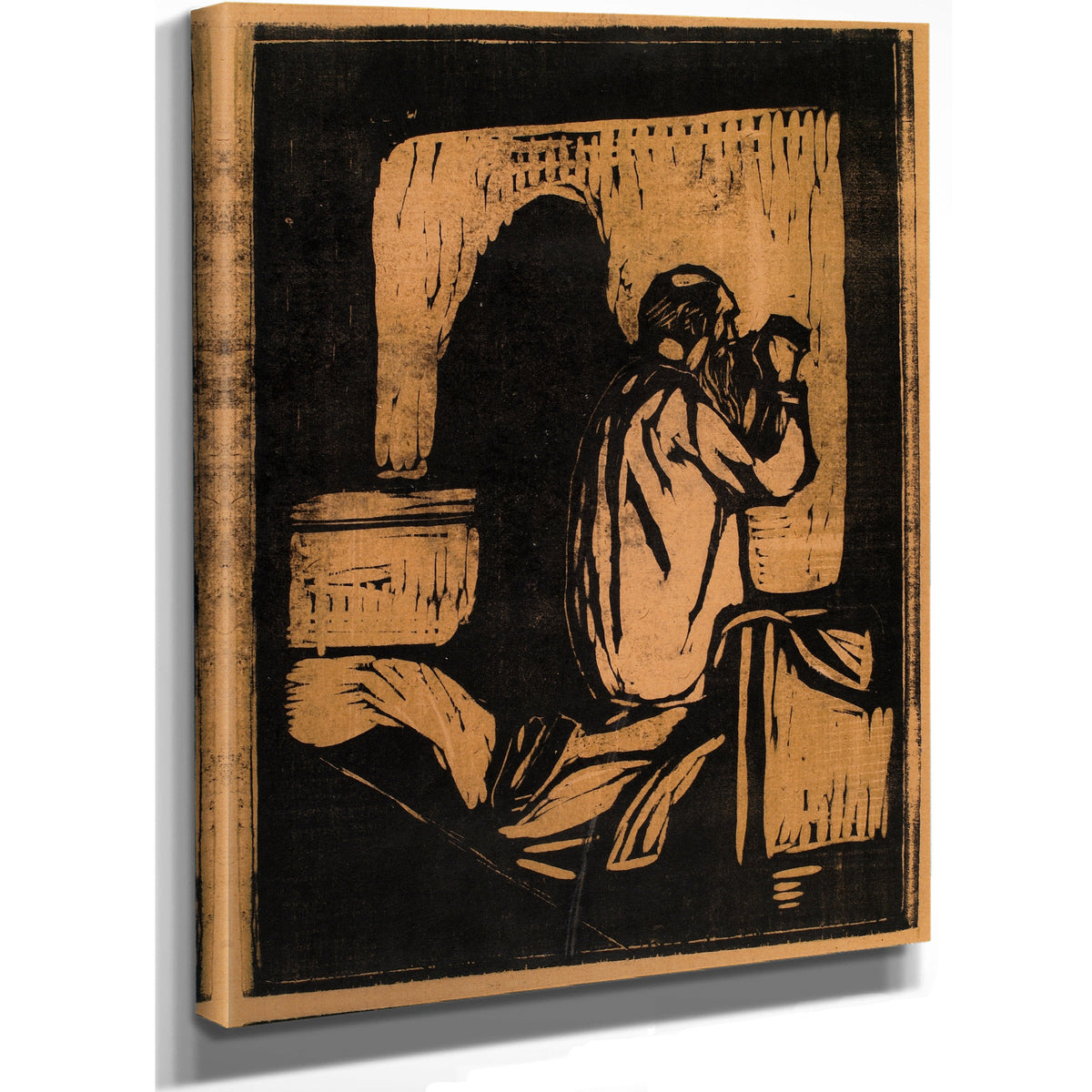 Old Man Praying By Edvard Munch