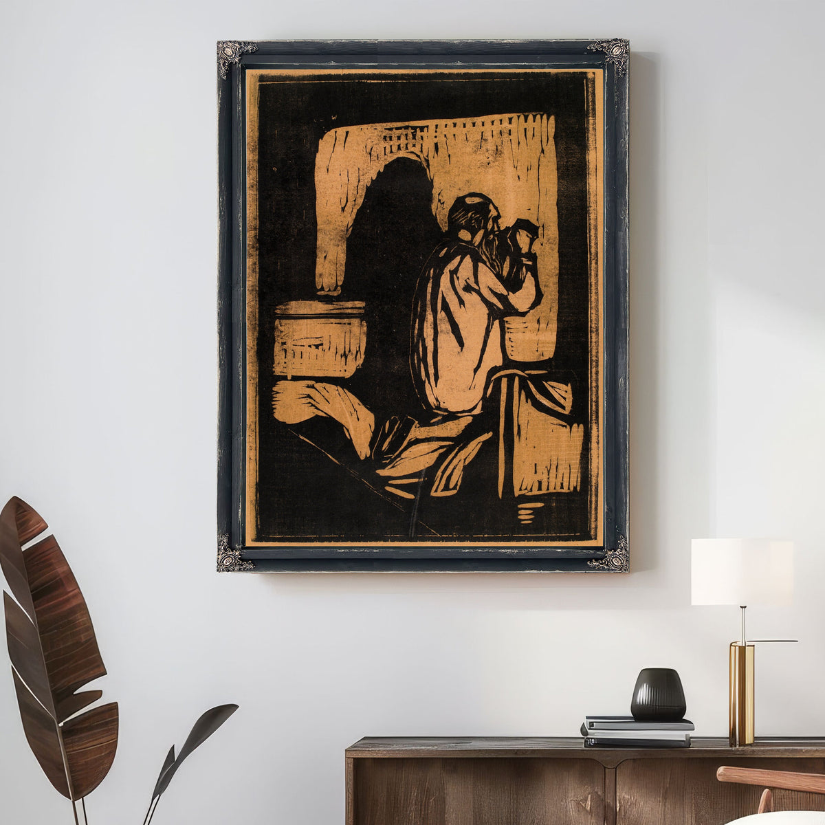 Old Man Praying By Edvard Munch