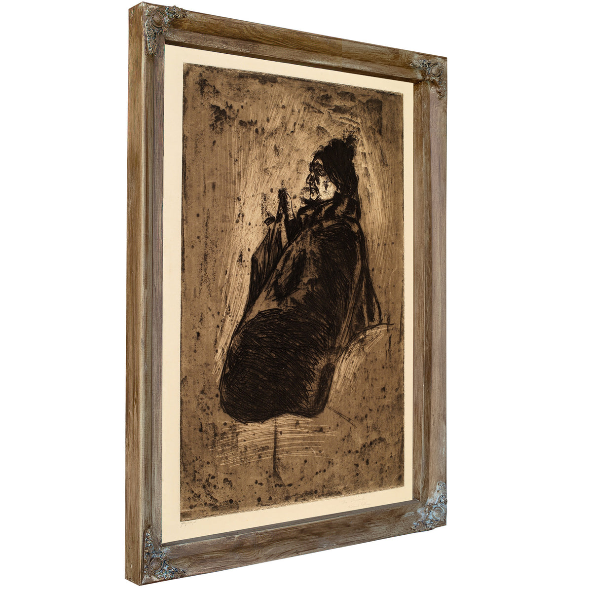 Old Woman By Edvard Munch