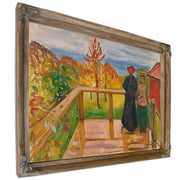 On Veranda 1902 By Edvard Munch
