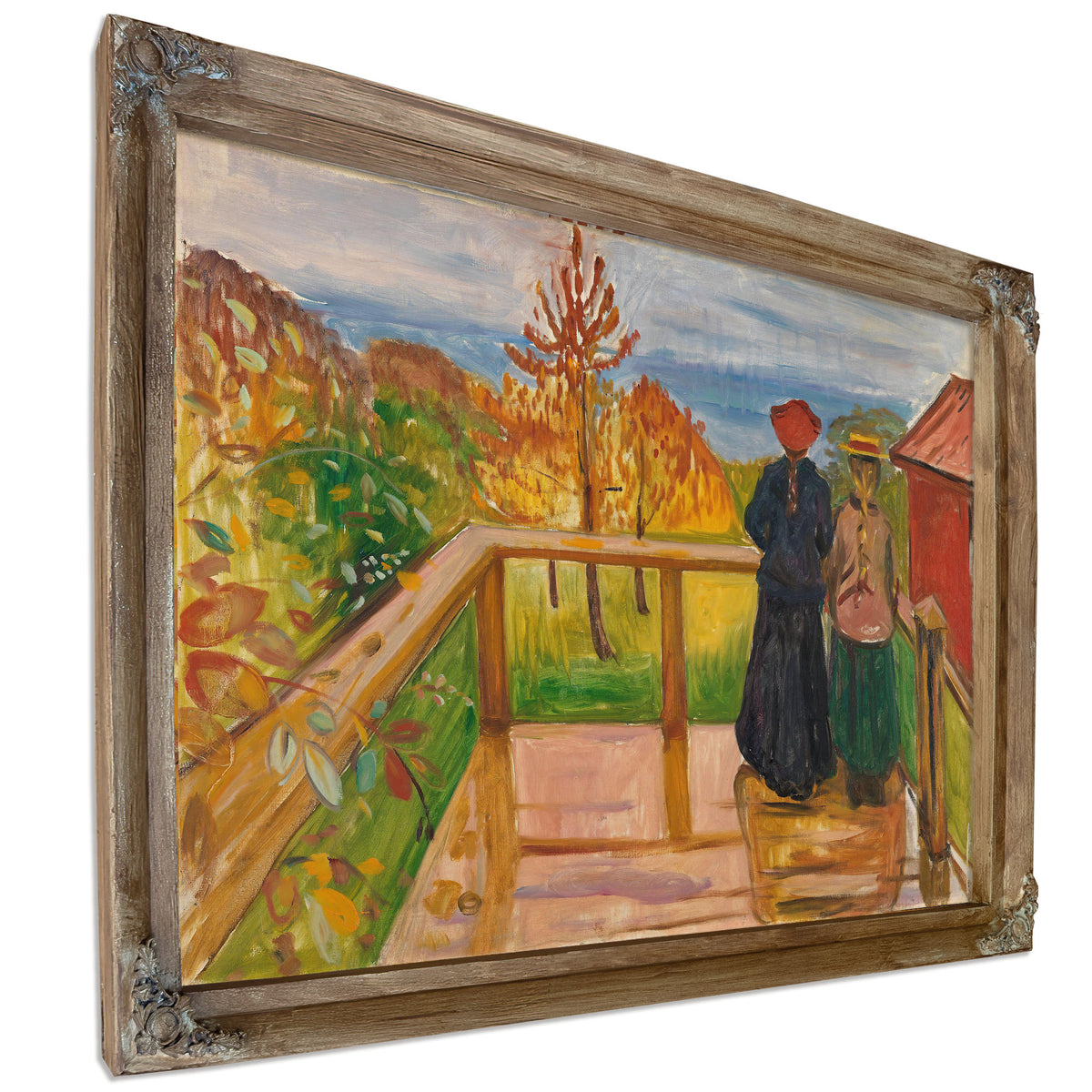 On Veranda 1902 By Edvard Munch