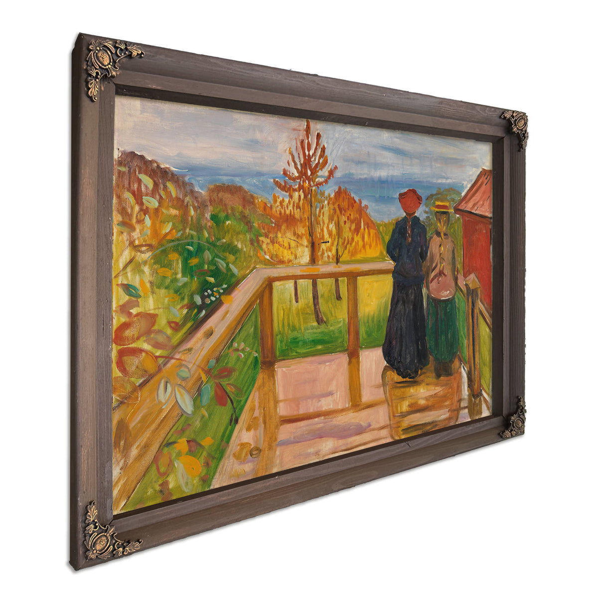 On Veranda 1902 By Edvard Munch