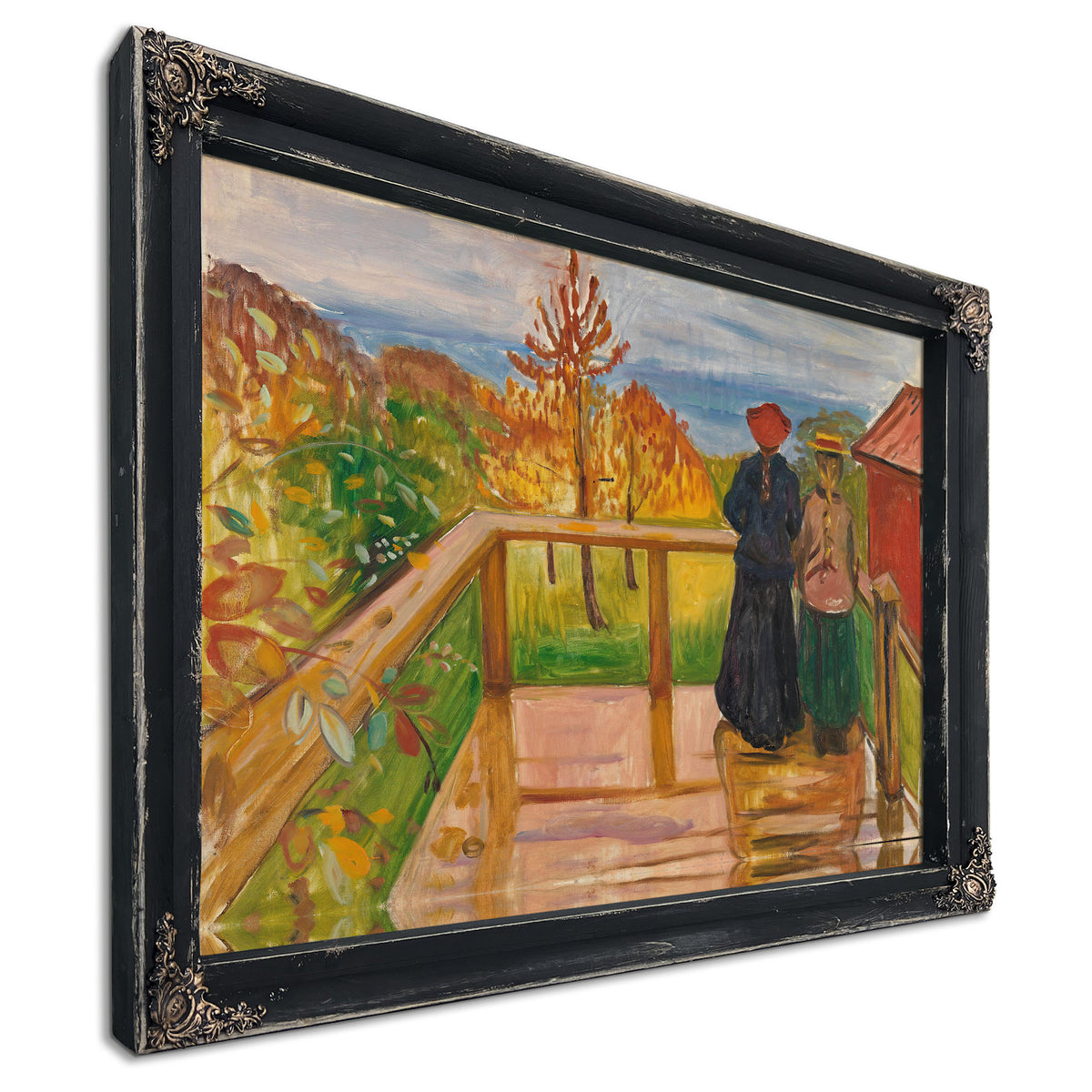 On Veranda 1902 By Edvard Munch