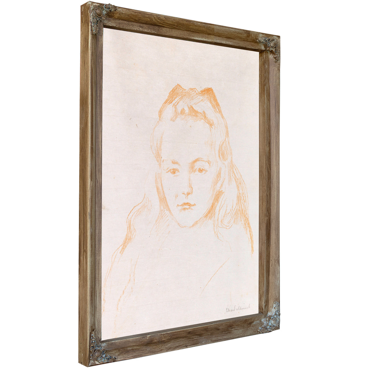 Ottilie Schiefler 1907 By Edvard Munch