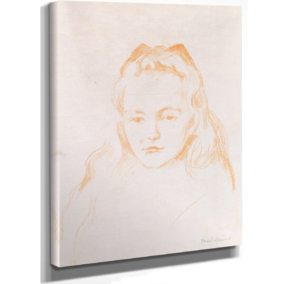 Ottilie Schiefler 1907 By Edvard Munch