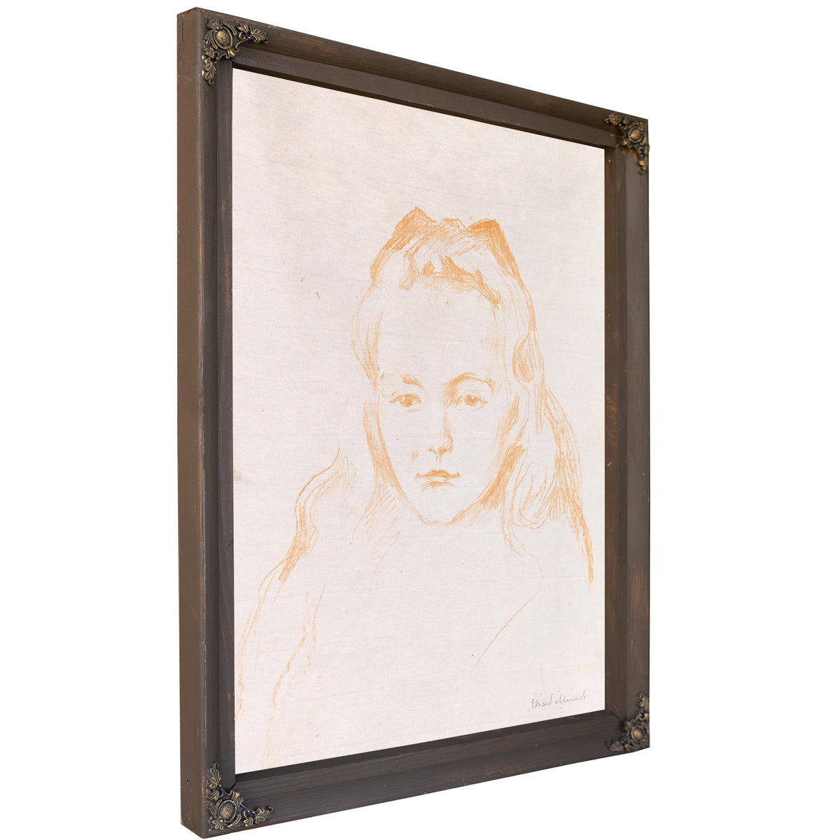 Ottilie Schiefler 1907 By Edvard Munch