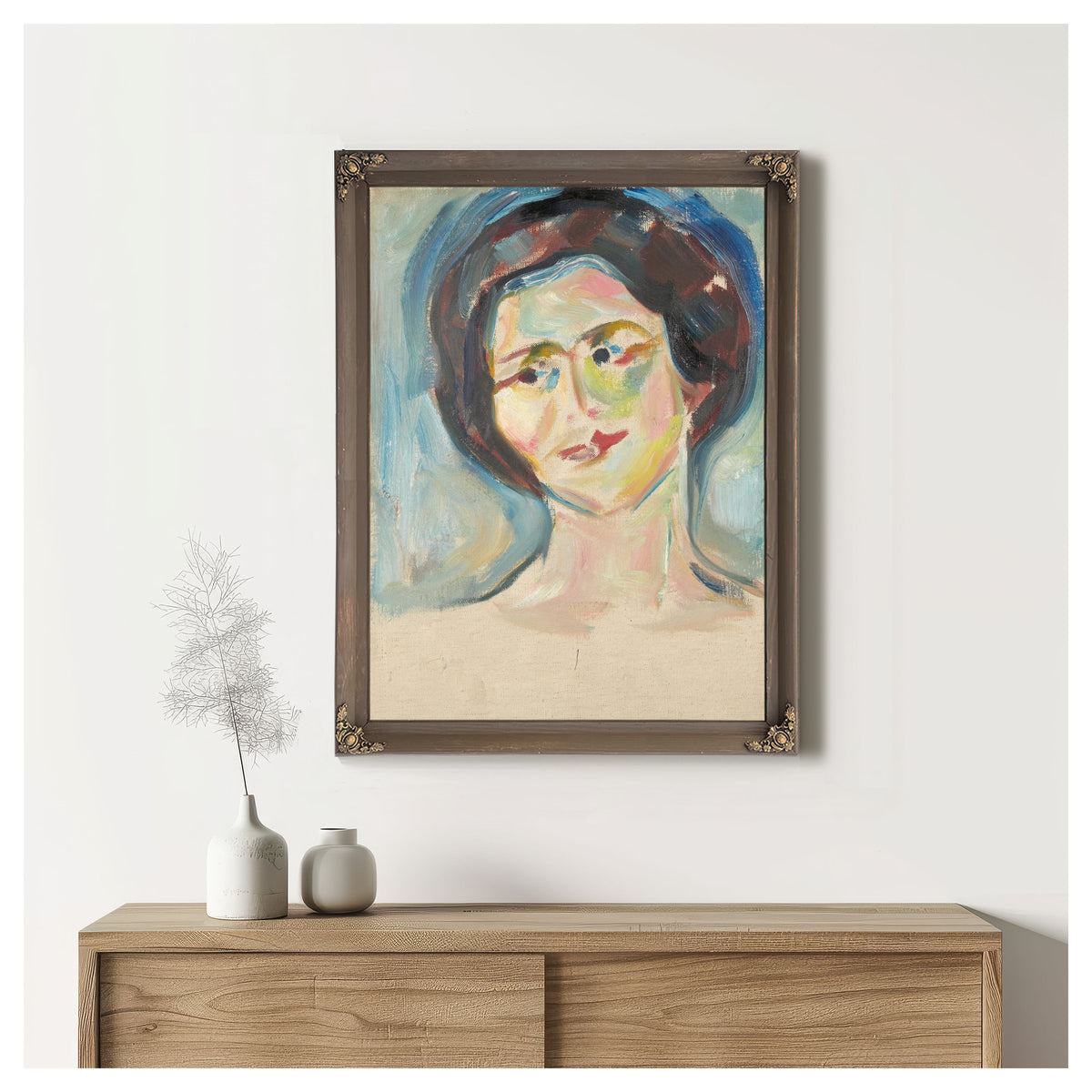 Portrait Model 192223 By Edvard Munch