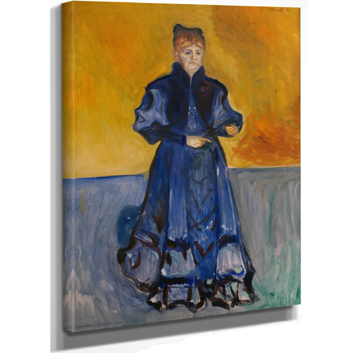 Portrait Mrs Forster Nietzsche 1905 By Edvard Munch