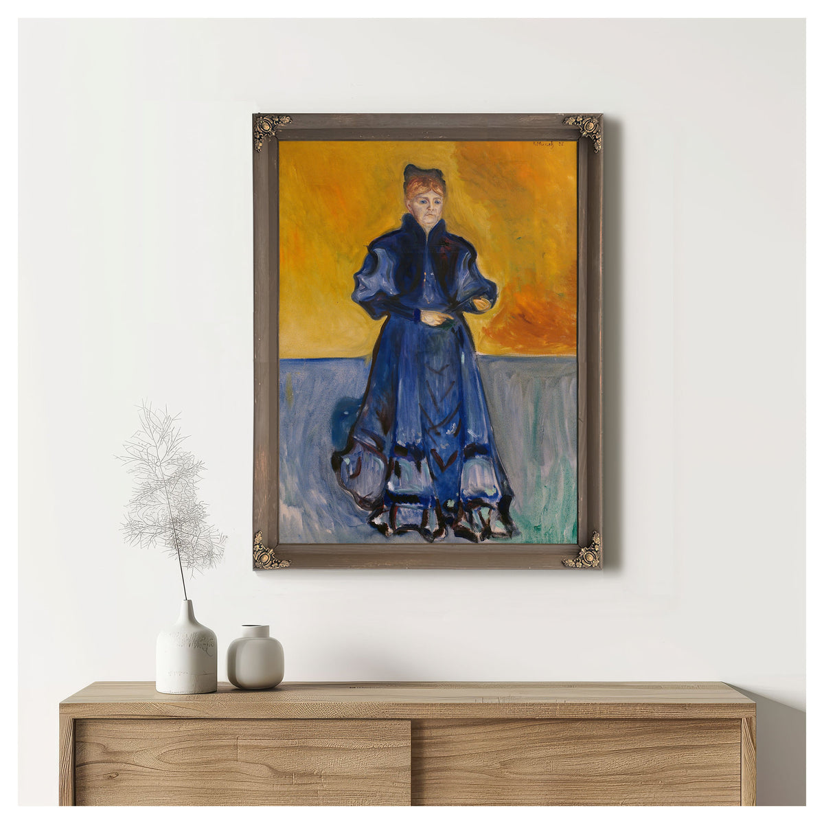 Portrait Mrs Forster Nietzsche 1905 By Edvard Munch