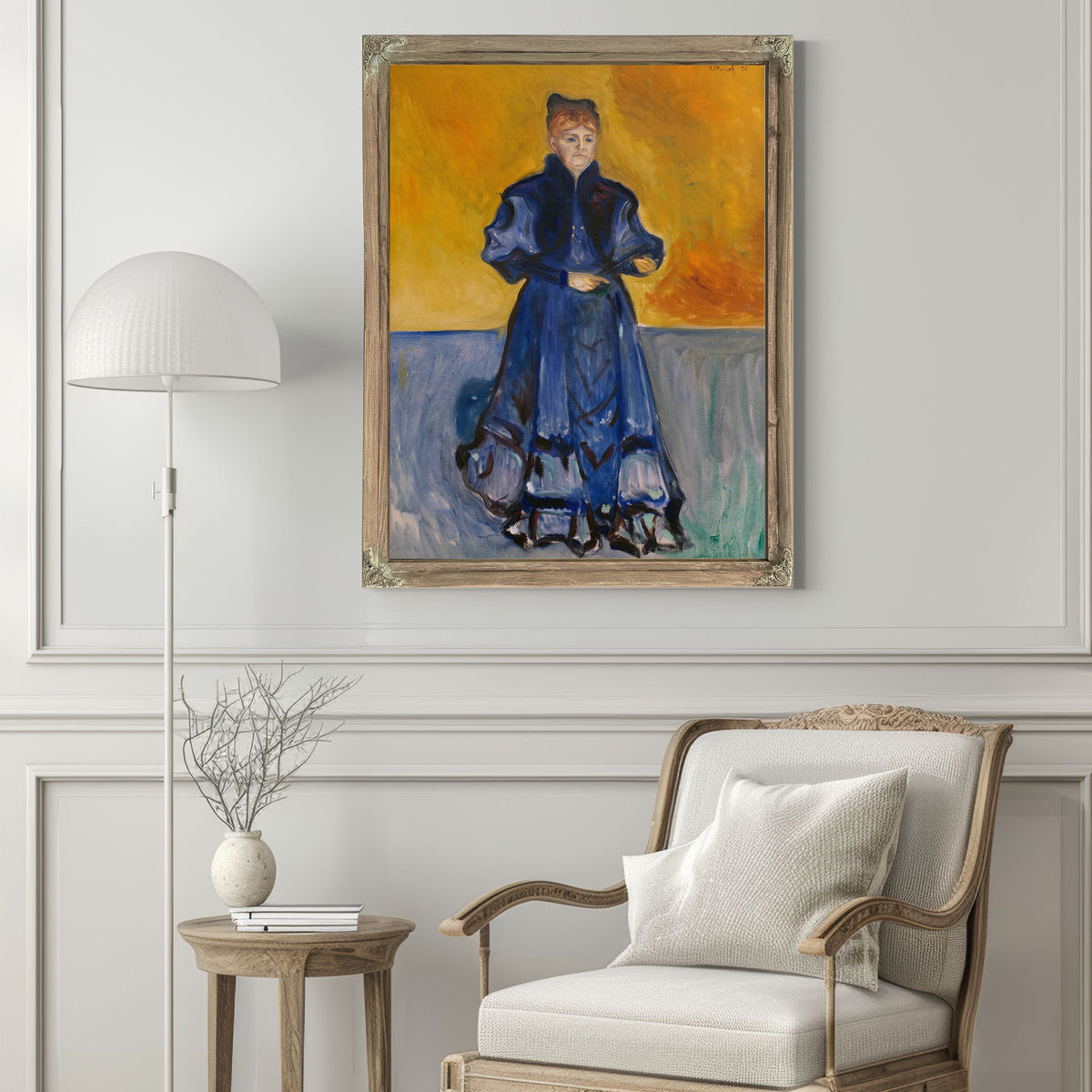 Portrait Mrs Forster Nietzsche 1905 By Edvard Munch