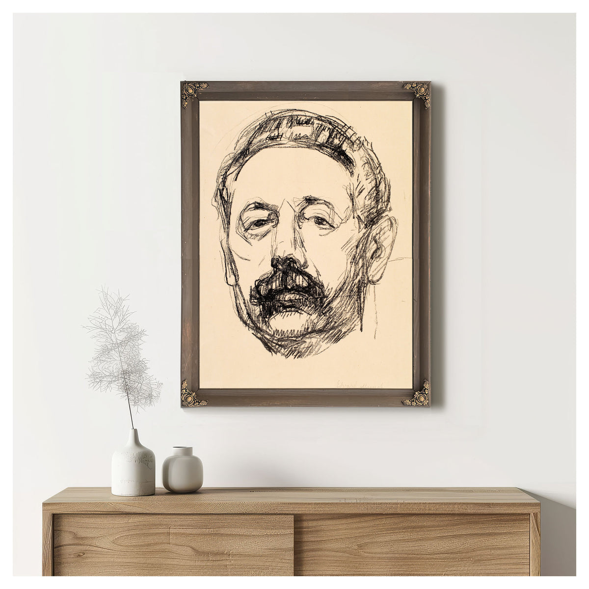 Portrait Tor Hedberg 1991 By Edvard Munch