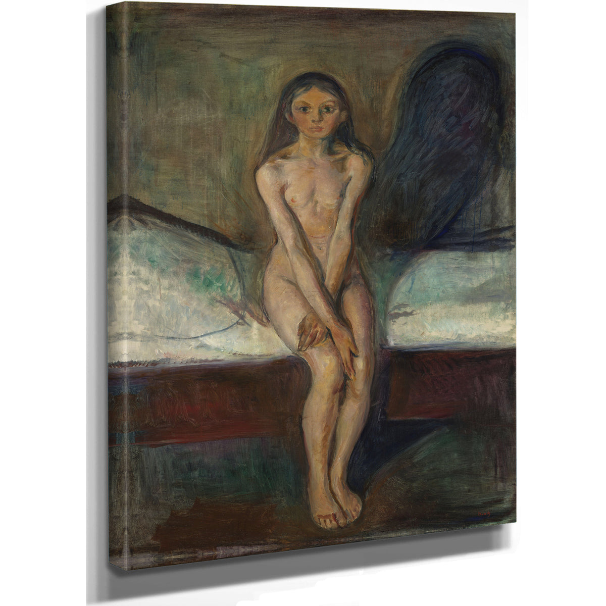 Puberty 1894 By Edvard Munch