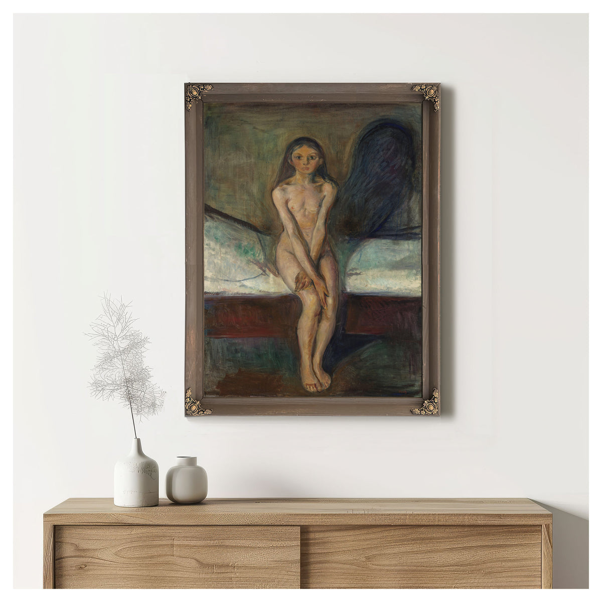 Puberty 1894 By Edvard Munch