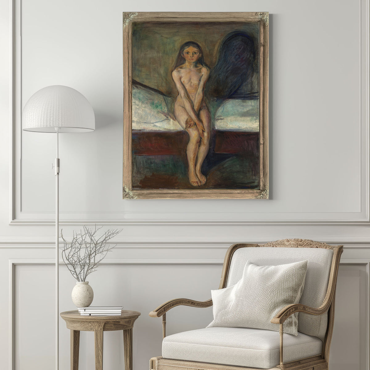 Puberty 1894 By Edvard Munch