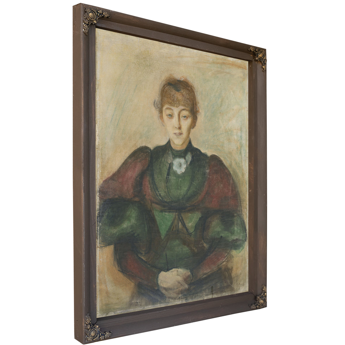 Ragnhild Backstrom Ca 1894 By Edvard Munch