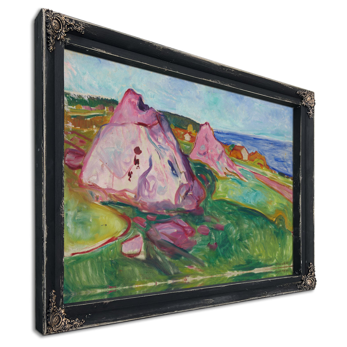 Red Rocks Asgardstrand 1904 By Edvard Munch