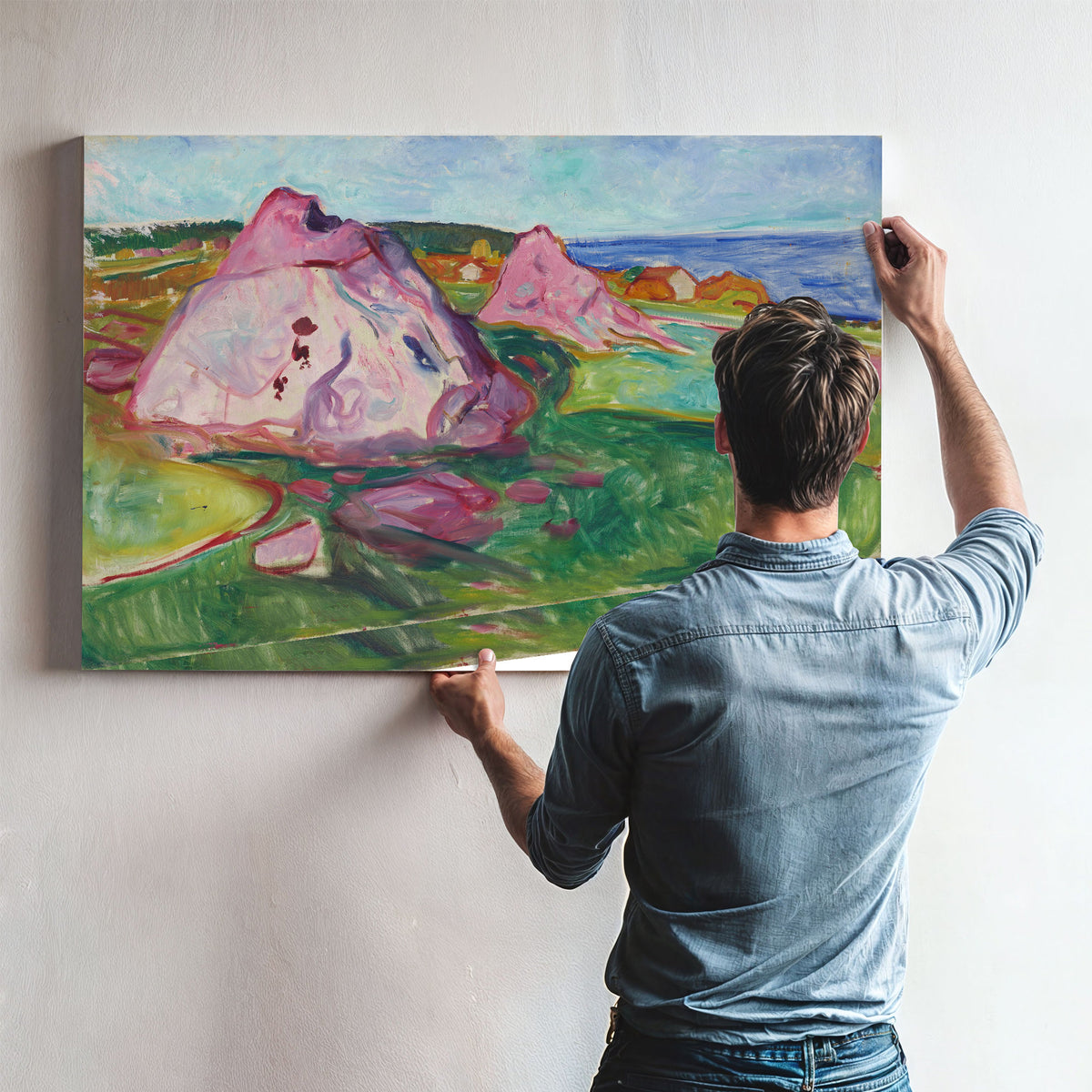 Red Rocks Asgardstrand 1904 By Edvard Munch