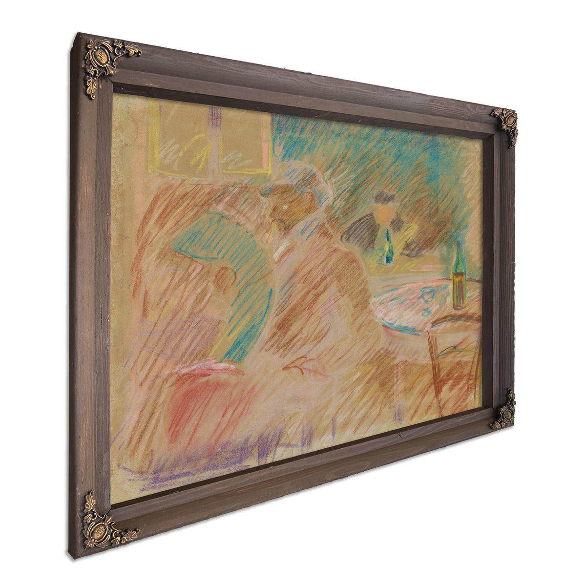 Restaurantscene 1892 By Edvard Munch