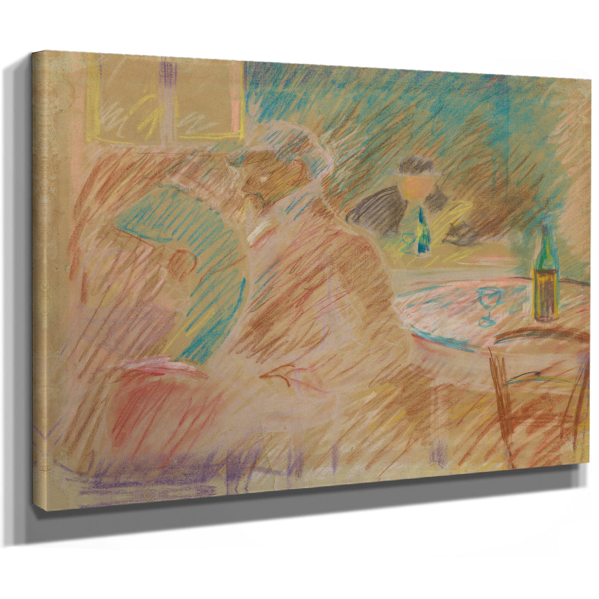 Restaurantscene 1892 By Edvard Munch
