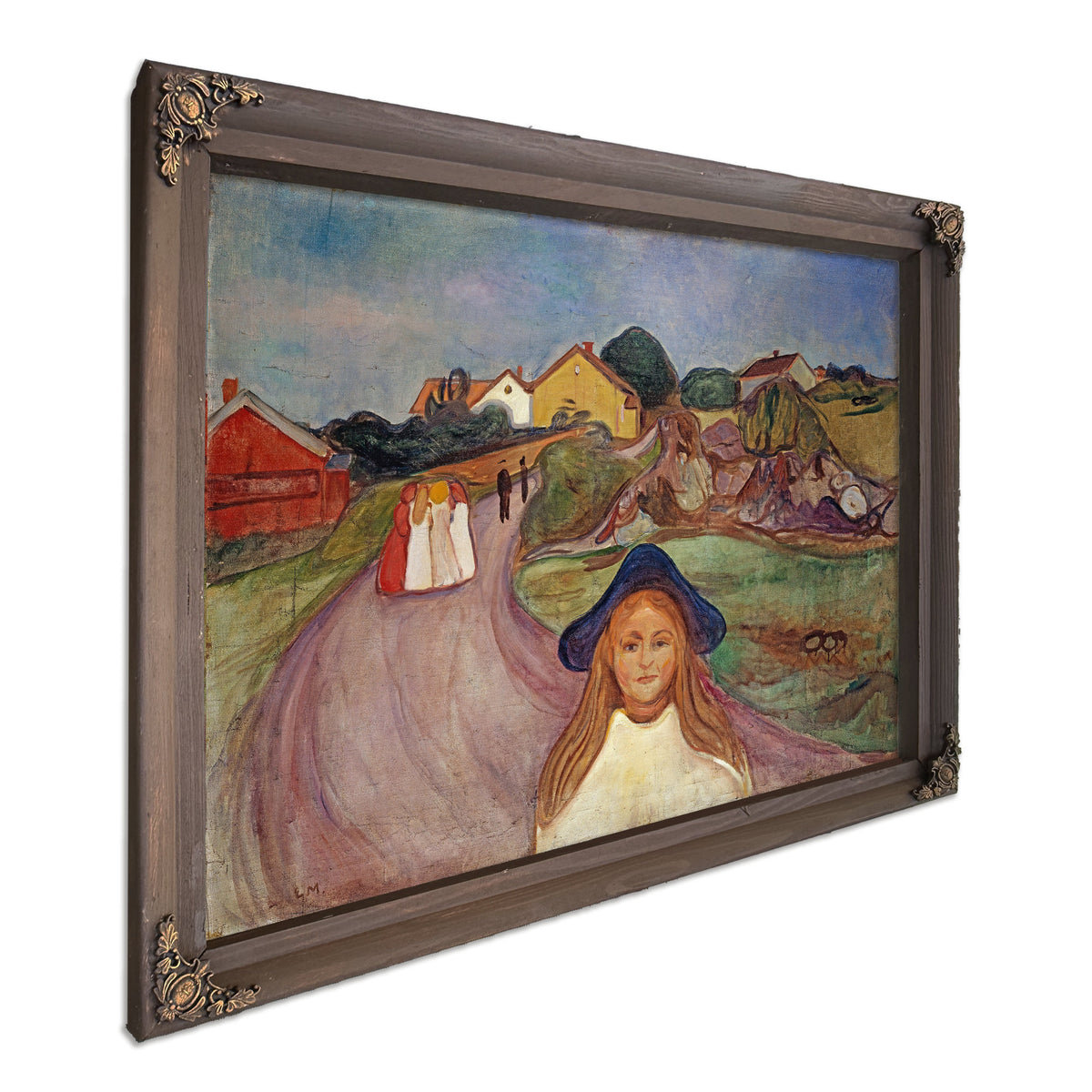Road Aasgaardstrand 1901 By Edvard Munch