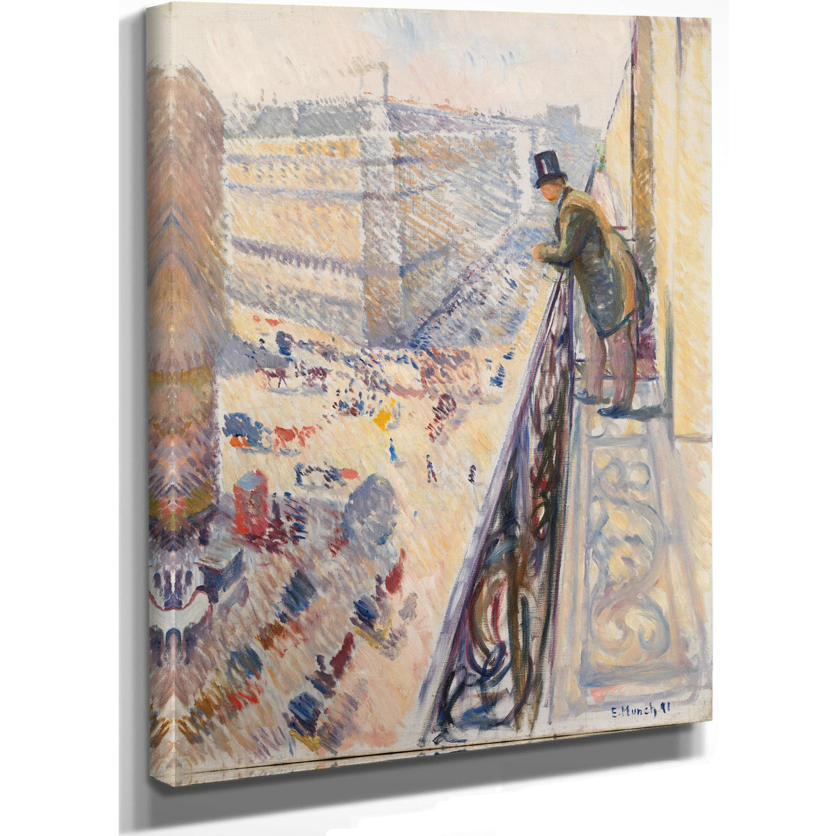 Rue Lafayette 1891 By Edvard Munch
