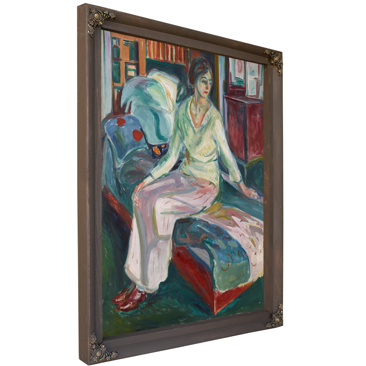 Seated Model the Couch 192426 By Edvard Munch