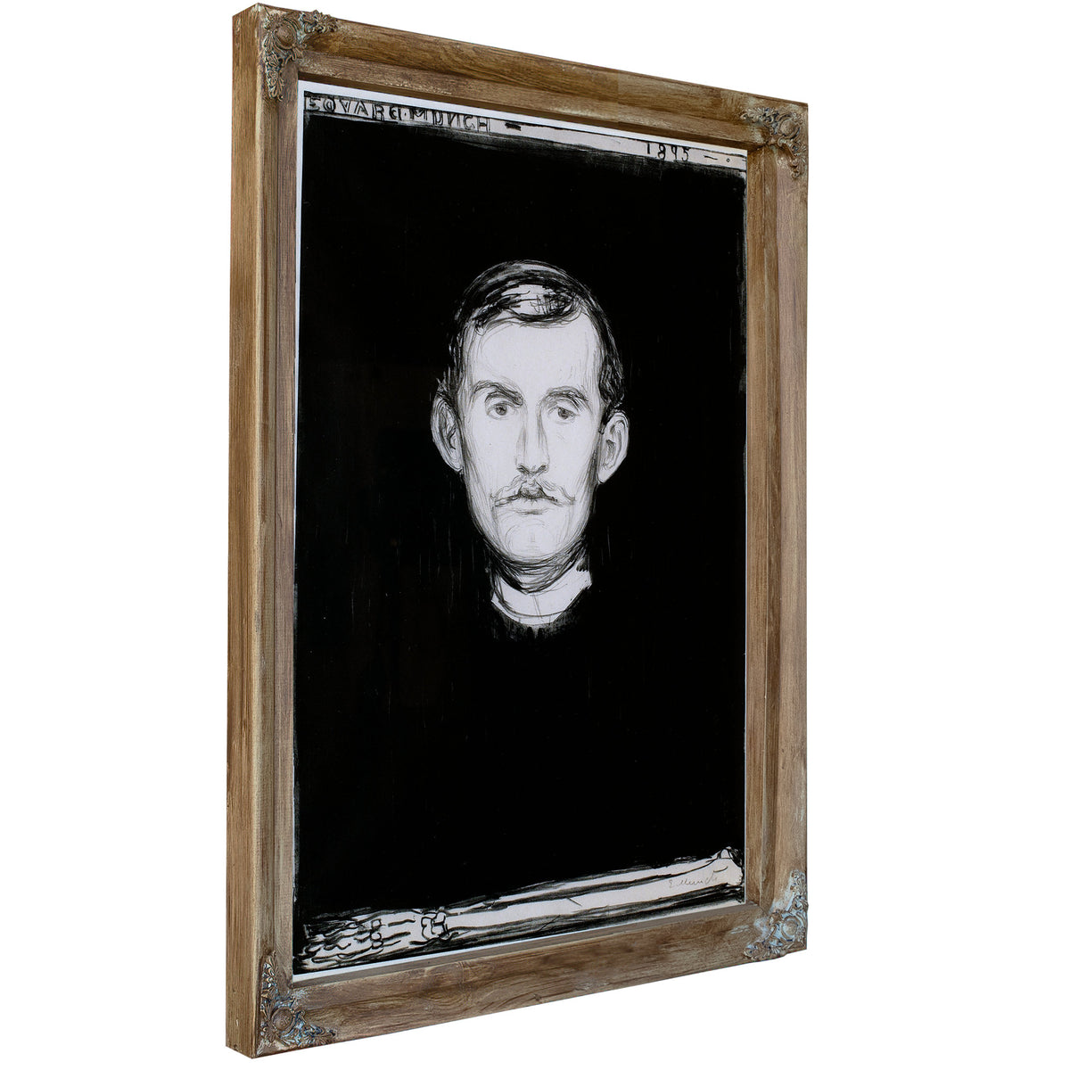 Self Portrait 1895 By Edvard Munch
