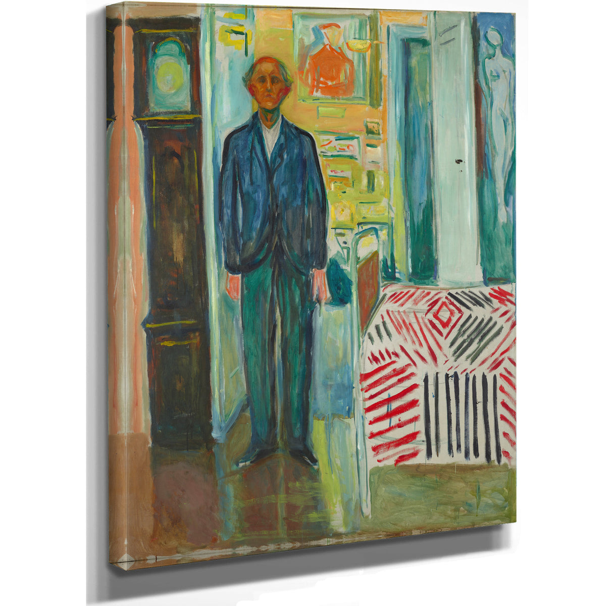 Self Portrait 19401943 By Edvard Munch