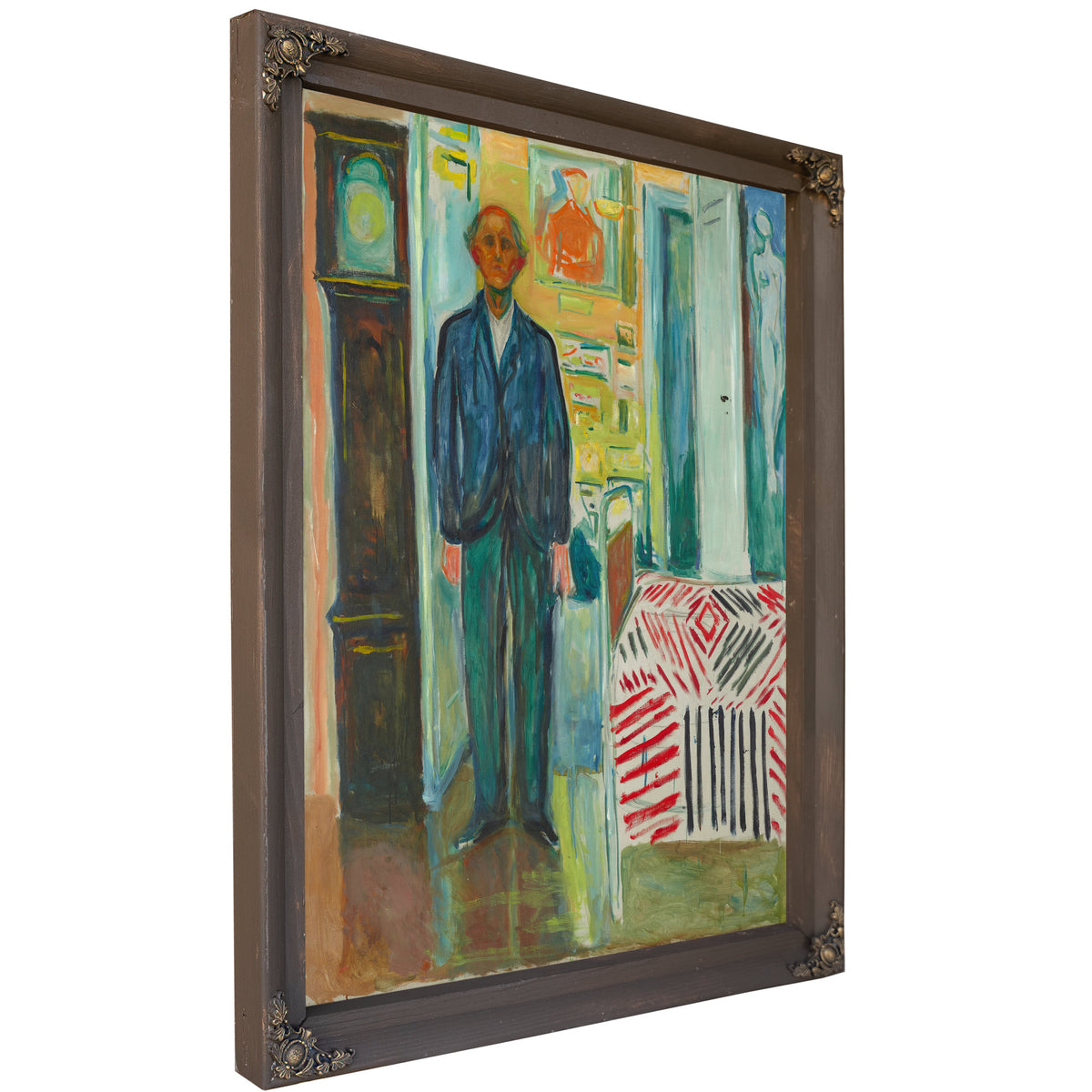 Self Portrait 19401943 By Edvard Munch