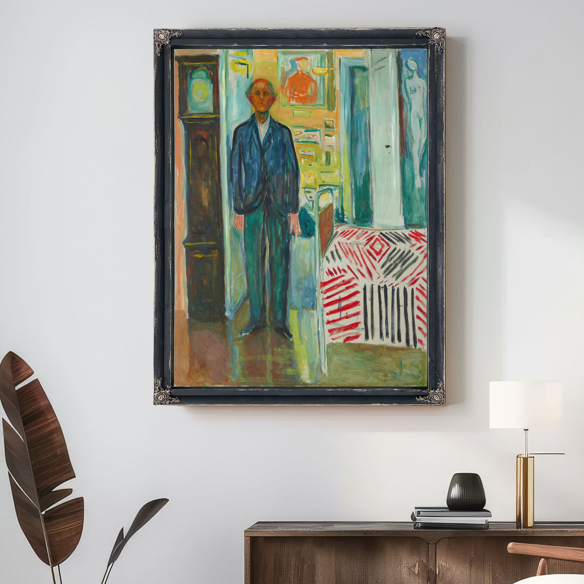 Self Portrait 19401943 By Edvard Munch