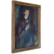 Self Portrait Cigarette 1895 By Edvard Munch