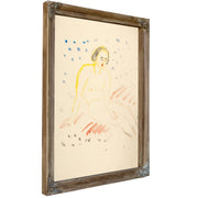 Sittende Akt 1920 1925 By Edvard Munch