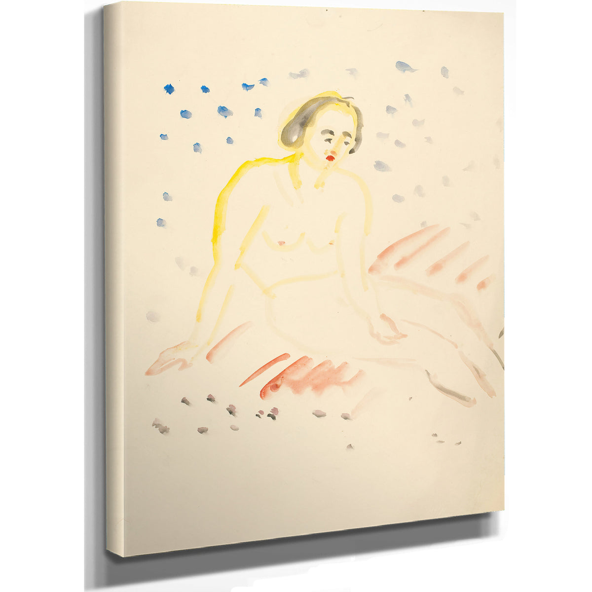 Sittende Akt 1920 1925 By Edvard Munch