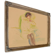 Sittende Kvinneakt Ca 1920 By Edvard Munch