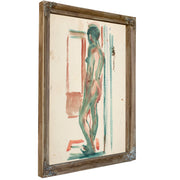 Staende Akt 1926 1927 By Edvard Munch
