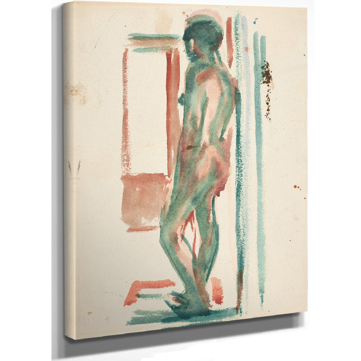Staende Akt 1926 1927 By Edvard Munch