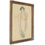 Staende Kvinne Med Hatt Lali Horstmann By Edvard Munch