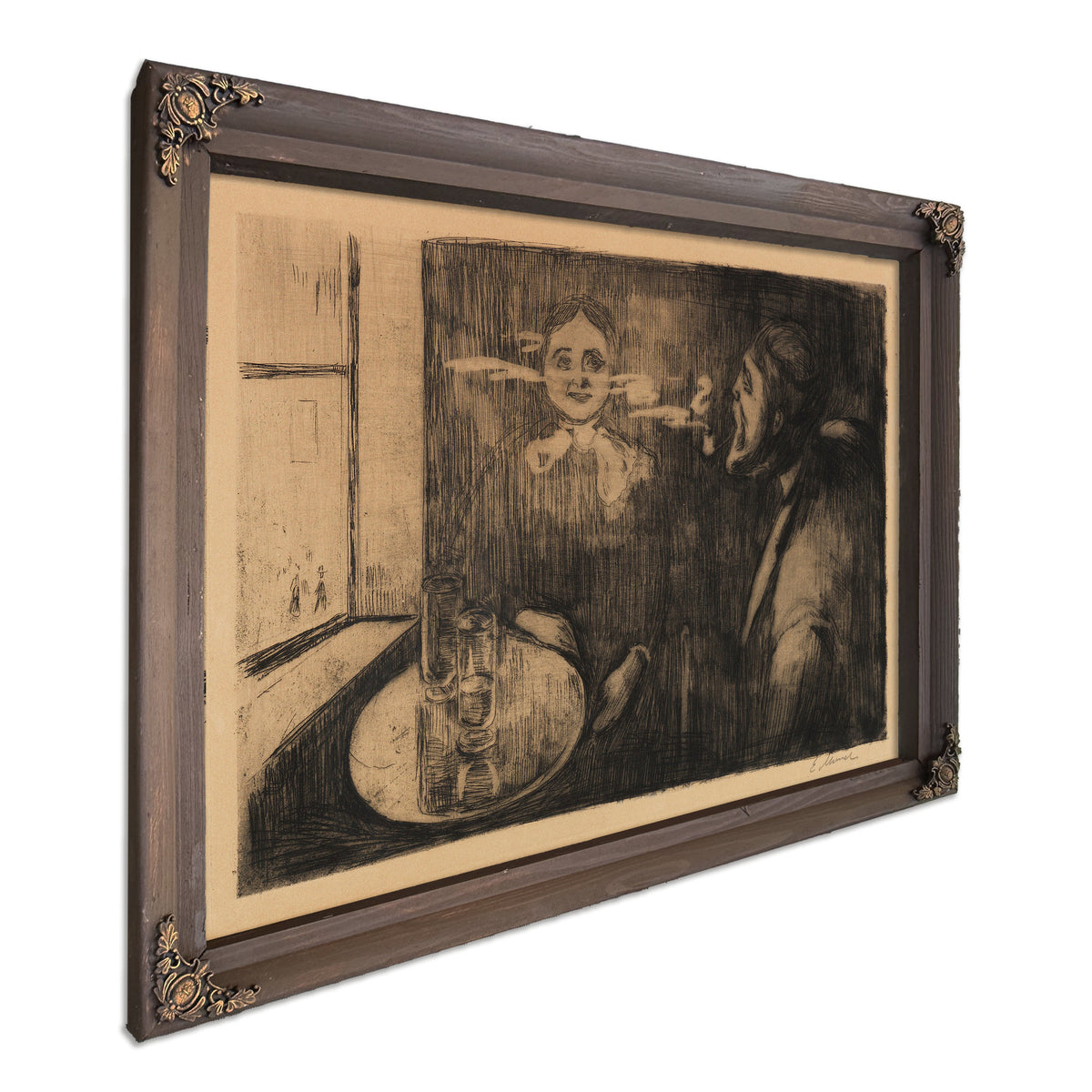 Tete Tete Plauderstunde 1894 By Edvard Munch