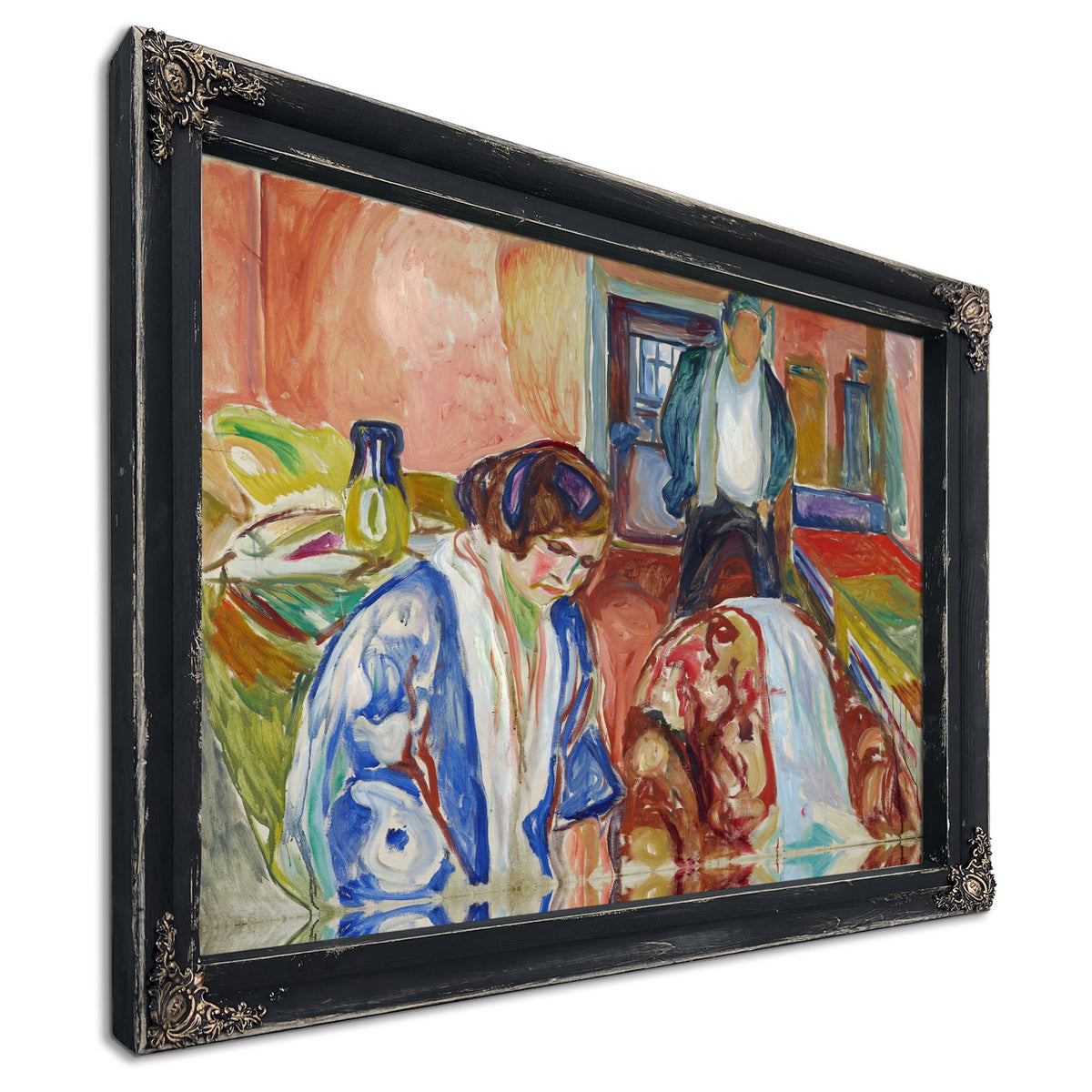 The Artist His Model 191921 By Edvard Munch