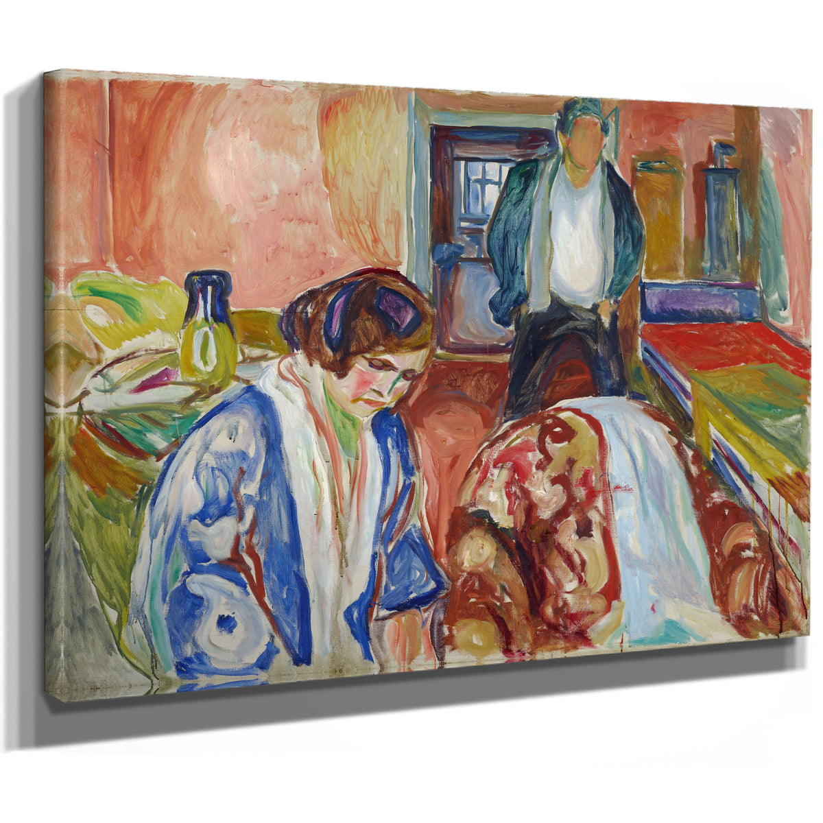 The Artist His Model 191921 By Edvard Munch