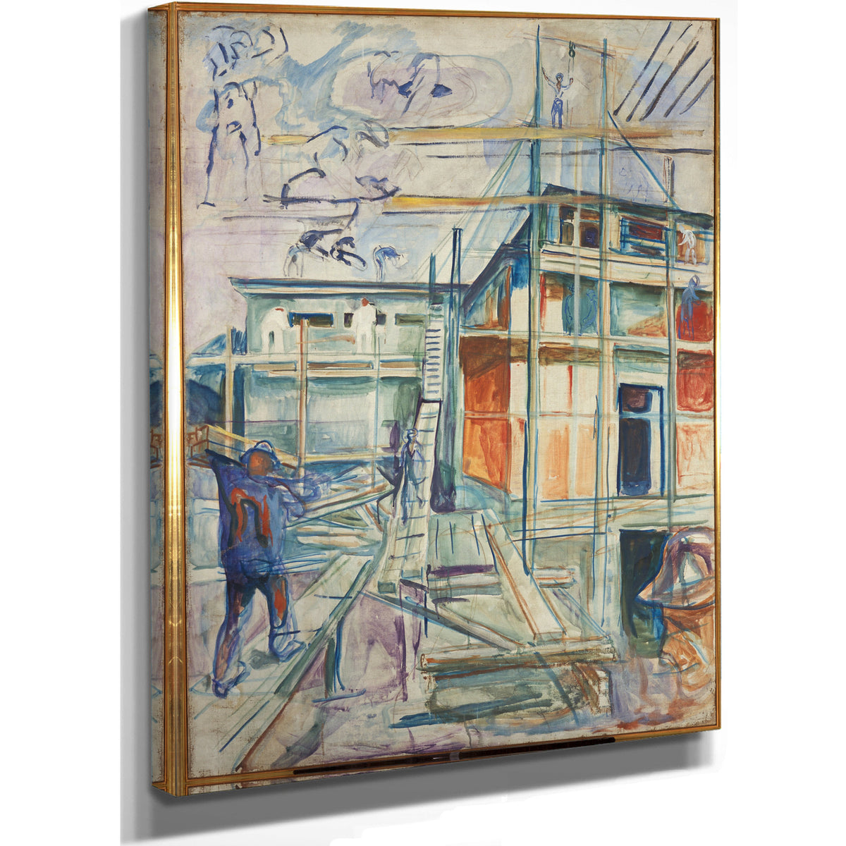 The Building the Winter Studio 1929 By Edvard Munch