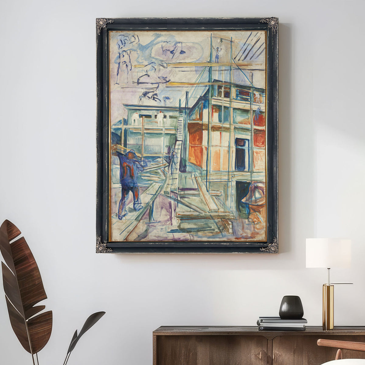 The Building the Winter Studio 1929 By Edvard Munch