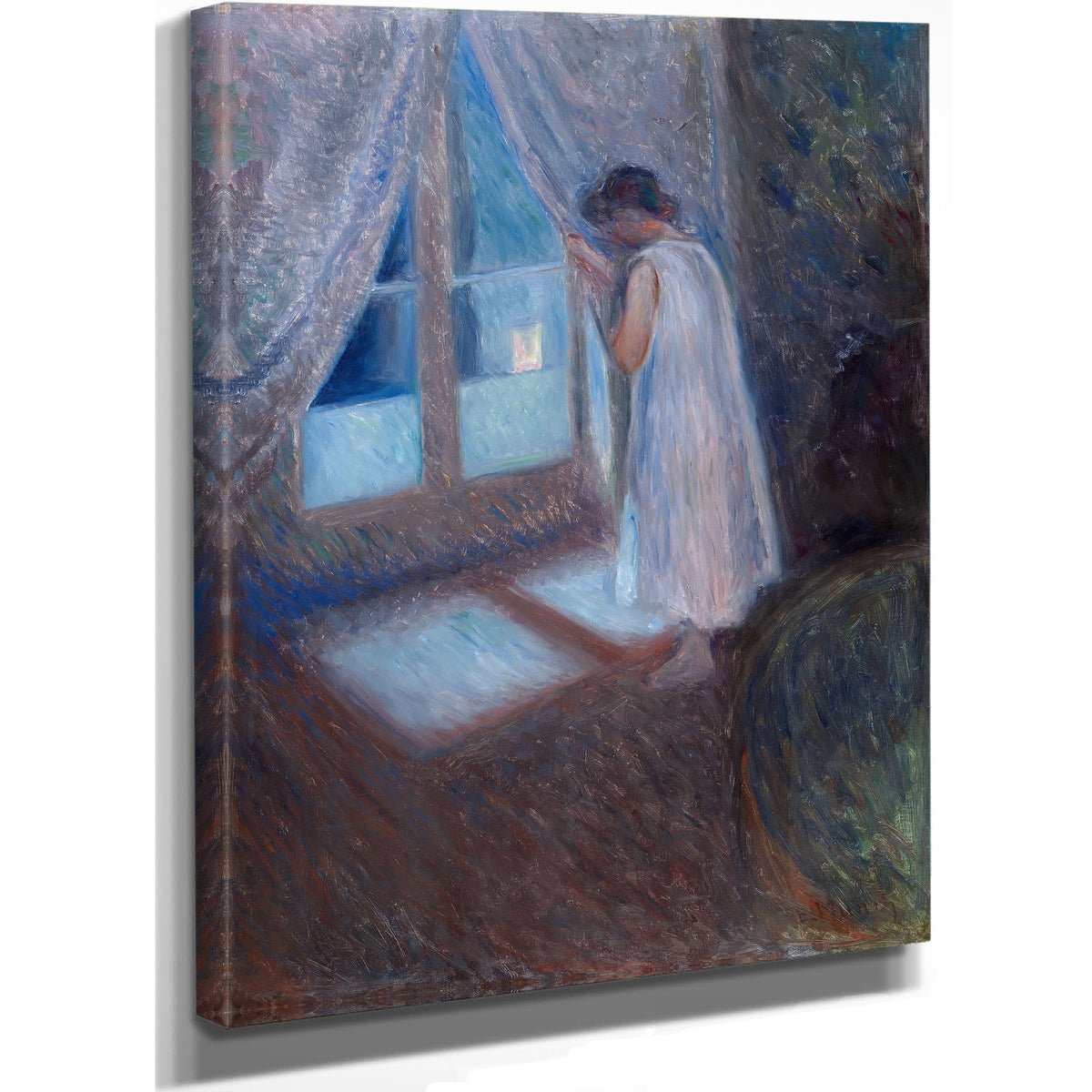 The Girl the Window 1893 By Edvard Munch